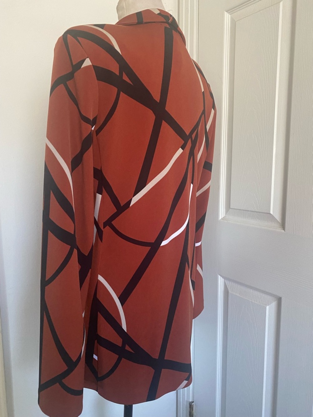 Joseph Ribkoff Abstract Single Button Blazer - Picture 7 of 12